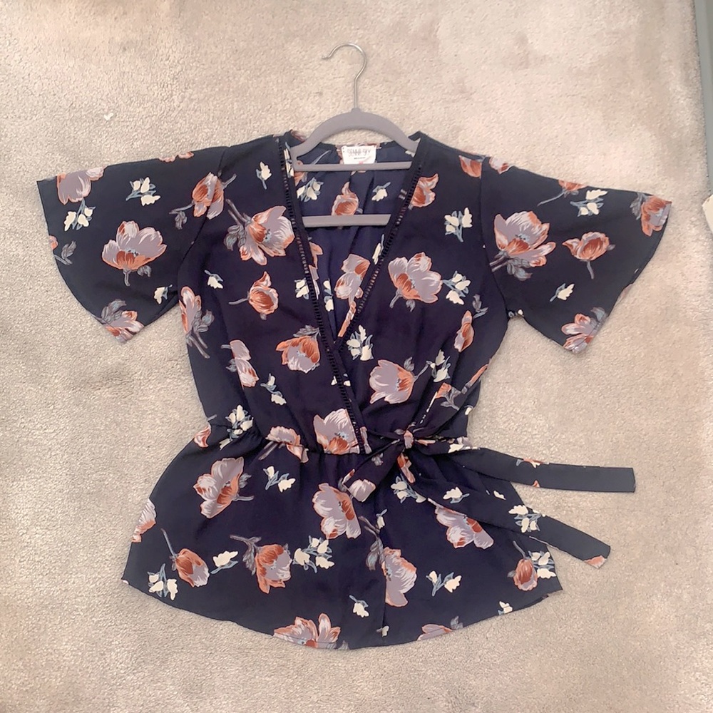 Sienna Sky • chiffon kimono shirt (size XS) - Picture 1 of 5